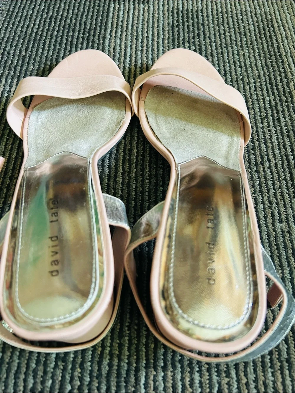 David Tate Pink Ageless Adjustable Ankle Strap Heels Sandals 13 WW EXTRA WIDE